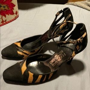 Salvatore Ferragamo Zebra Heels